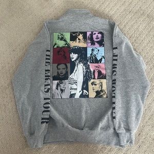 New Official Taylor Swift Eras Tour Quarter Zip